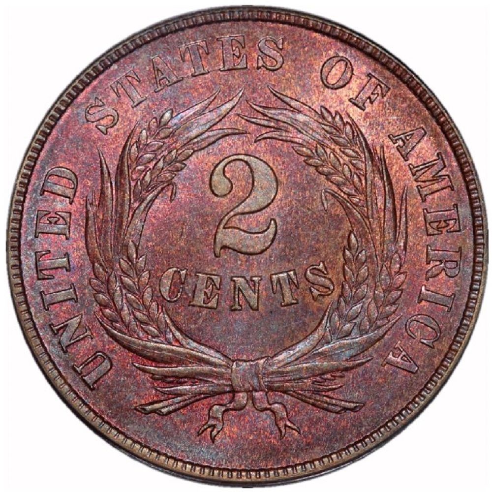 1864-Two-Cent-Copper